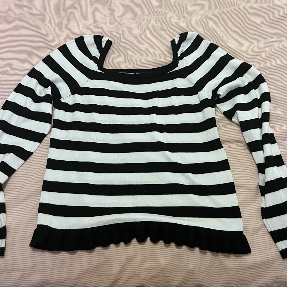Stripe long sleeve shirt